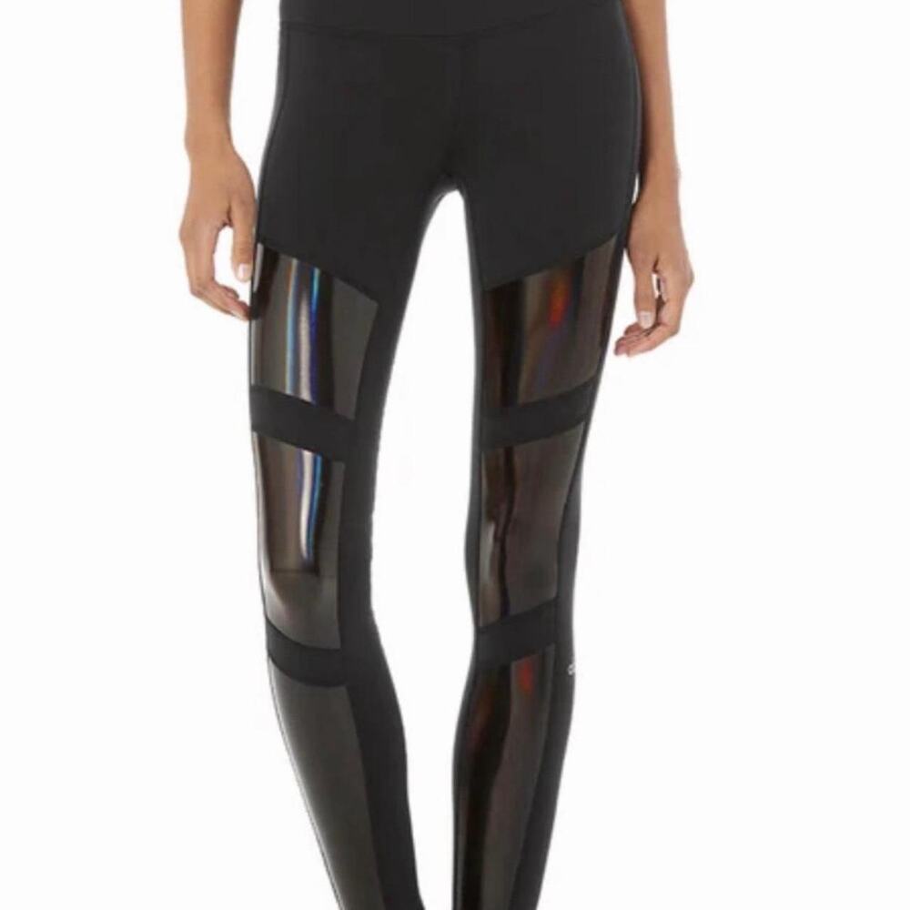 Brand new Alo yoga black galaxy moto